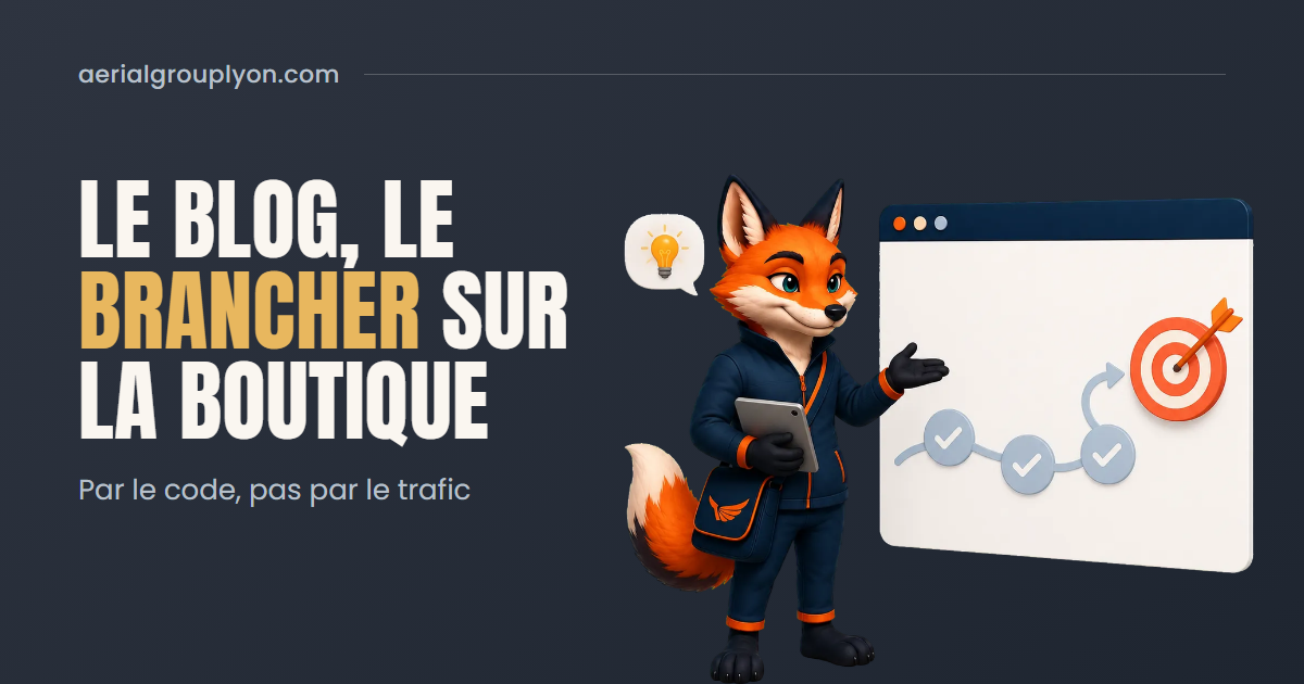 Faut-il abandonner le blog quand l'Aperçu IA absorbe ses réponses ? Non, le brancher à la boutique