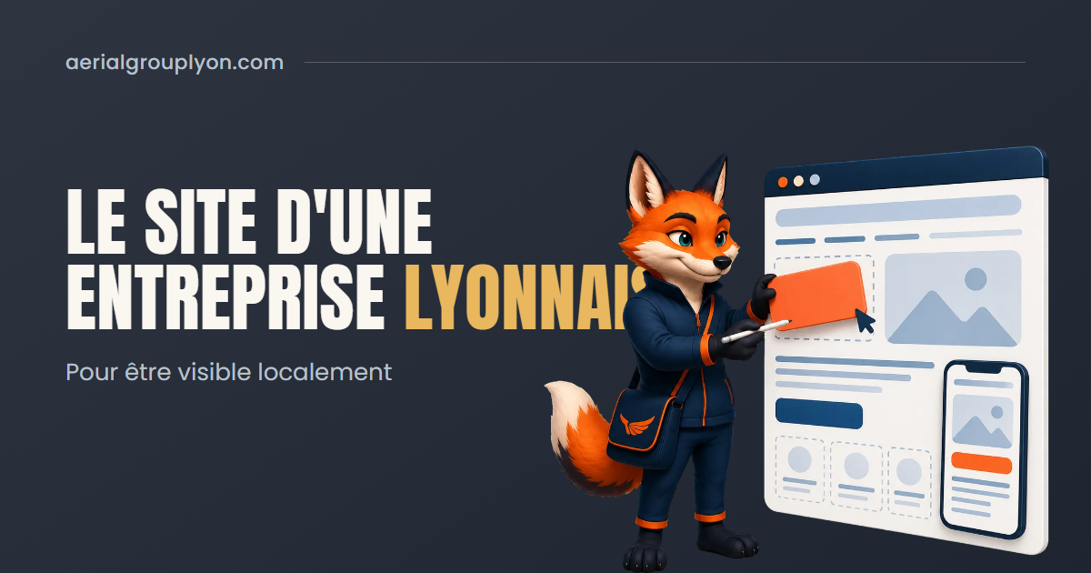 Que doit contenir le site d'une entreprise lyonnaise pour être visible localement ?