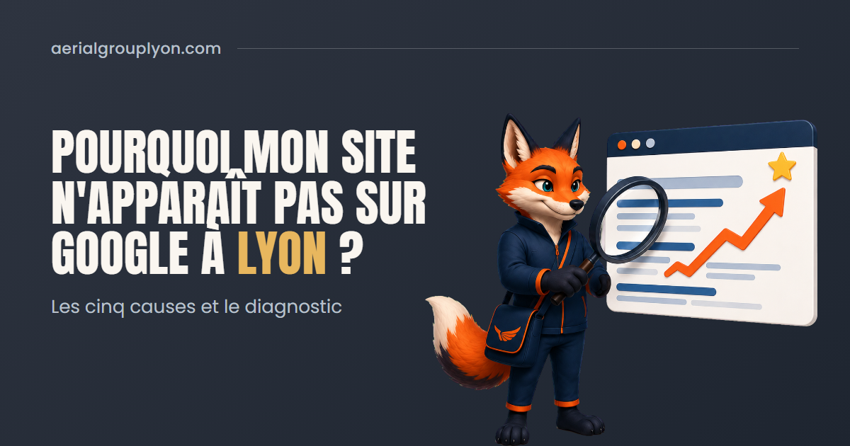 Pourquoi mon site n'apparaît pas sur Google à Lyon
